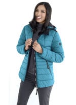 Funktionsjacke mit abnehmbarer Kapuze 