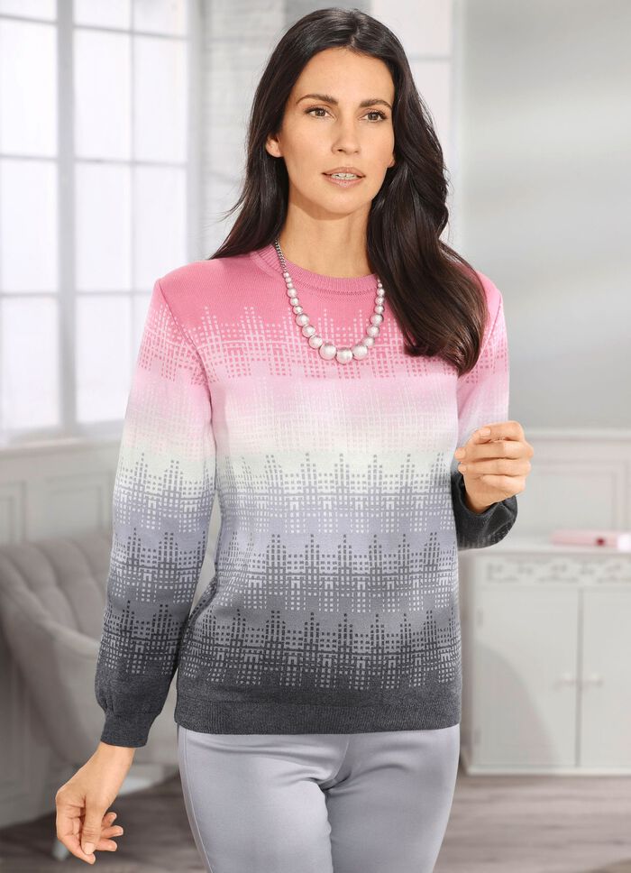 Pullover in Jacquard-Dessin 