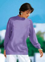 Pullover in Feinstrick mit Schurwolle 