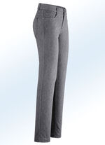 Hose mit angenehm weicher, wärmender Innenseite MITTELGRAU MEL.