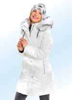 Funktions-Kurzmantel mit abnehmbarer Kapuze 