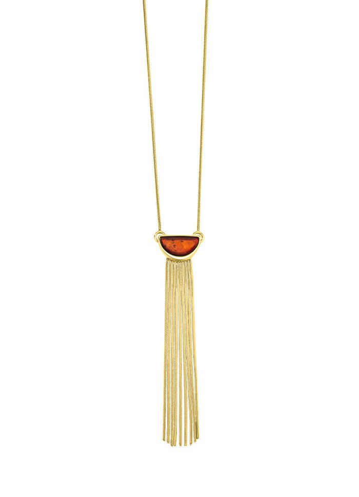 Halskette mit Bernstein 