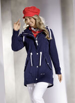 Funktions-Longjacke mit abnehmbarer Kapuze 