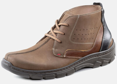 Schnür-Boot aus Nubukleder 