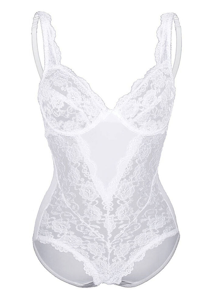 Sassa Body mit Elastikspitze WEISS