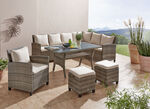 Lounge-Set Flair aus hochwertigen Materialien BEIGE