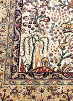 Br&uuml;cken und Teppiche in prachtvollem persischen Dessin 