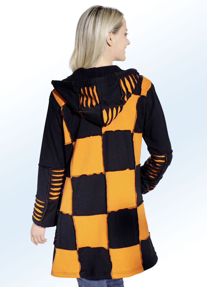 Longjacke mit Fleece-Innenausstattung 