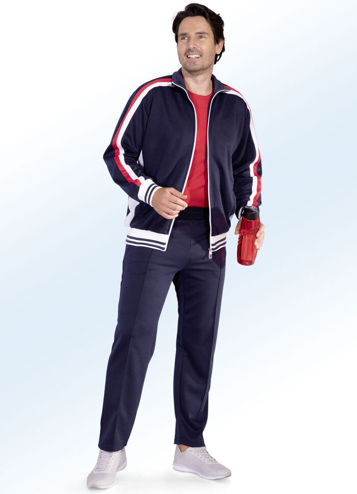 Freizeitanzug mit elastischen Abschl&uuml;ssen 