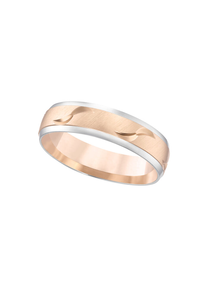 Schick in Bicolor: Beliebter Trauring in Roségold 
