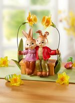 Von Hand gefertigtes Hasenpaar aus dem Hause Goebel 