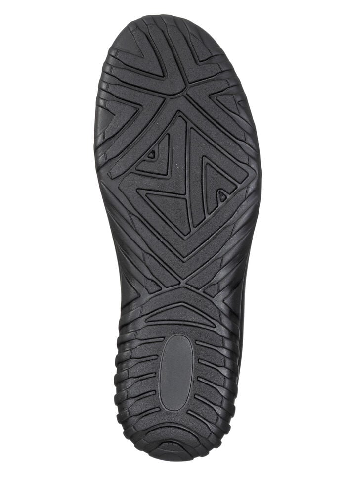 ELENA EDEN, bequeme Damen-Schnürschuhe, Weite H, mit herausnehmbarem Fußbett SCHWARZ