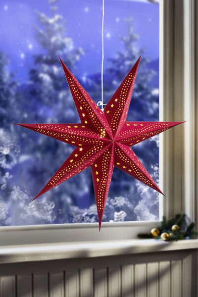 Beleuchteter Fensterstern 