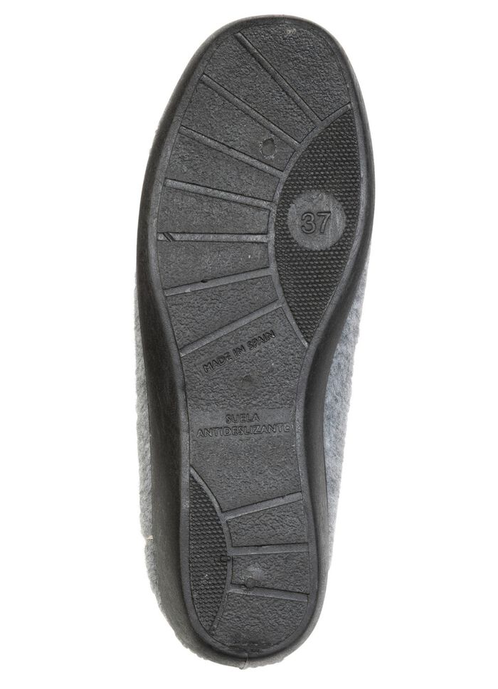 Klassische Damen-Hausschuhe, mit Gummizug 