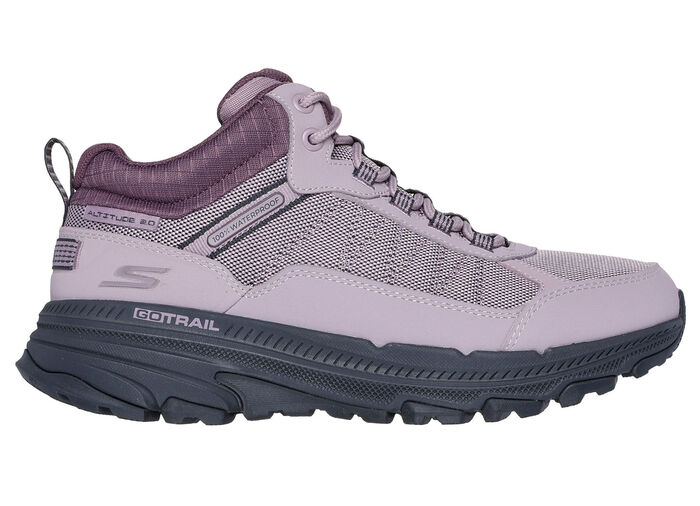 SKECHERS, sportliche Damen-Boots, mit herausnehmbarem Fußbett FLIEDER