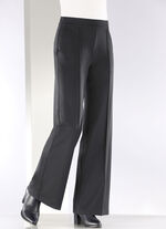 Hose mit streckenden Biesen ANTHRAZIT MELIERT