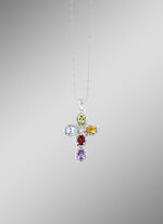 Eleganter Kreuz-Anh&auml;nger vmit Diamant 