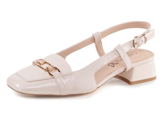 Caprice Sling-Pumps mit Metallschmuck 