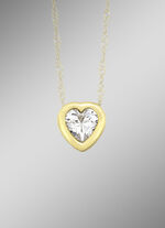 Herz-Anh&auml;nger mit Zirkonia 