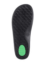 Klassische Herren-Pantoletten, mit Klettverschluss SCHWARZ