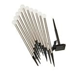 Solarstecker aus Edelstahl, 10er-Set 