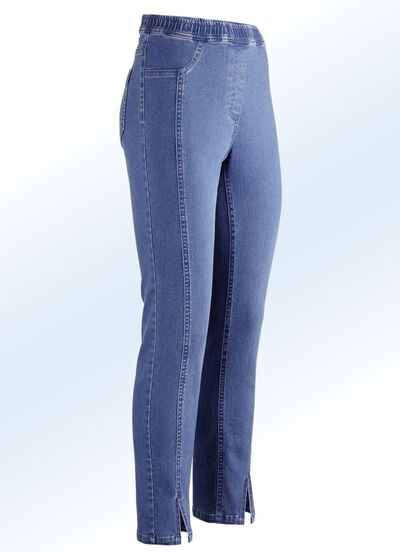 Jeans in Schlupfform 
