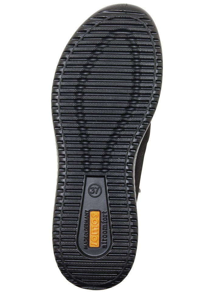 Atmungsaktive Damen-Boots, Winterschuhe, Weite K, mit Reißverschluss SCHWARZ