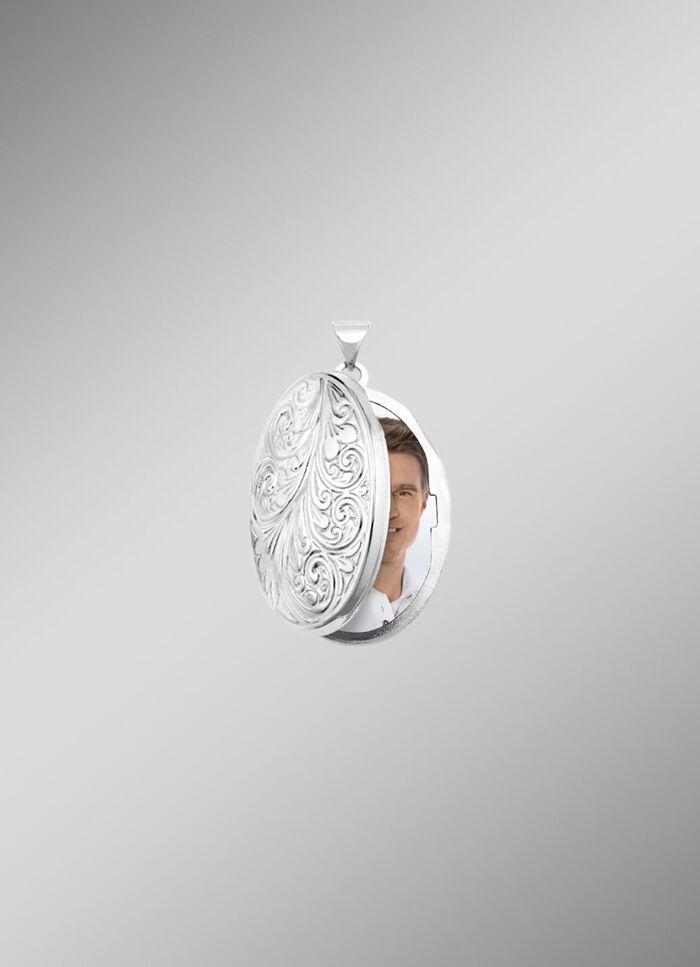 Elegantes Medaillon aus Silber 925/- fein 