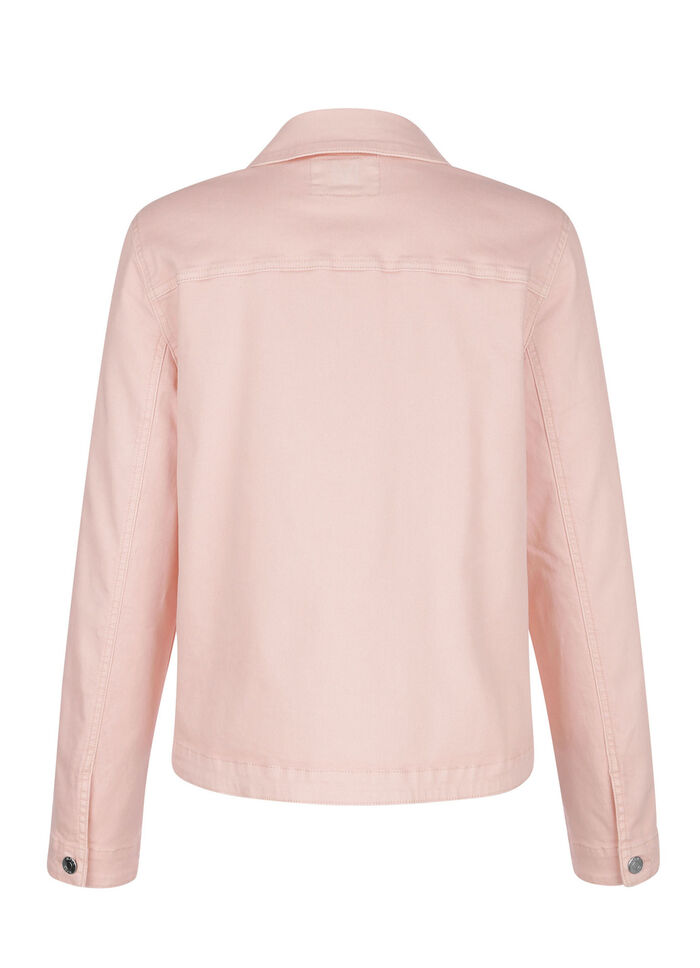 Jeansjacke mit stiltypischen Nähten 