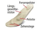 Klett-Pantolette aus echtem Leder BEERE