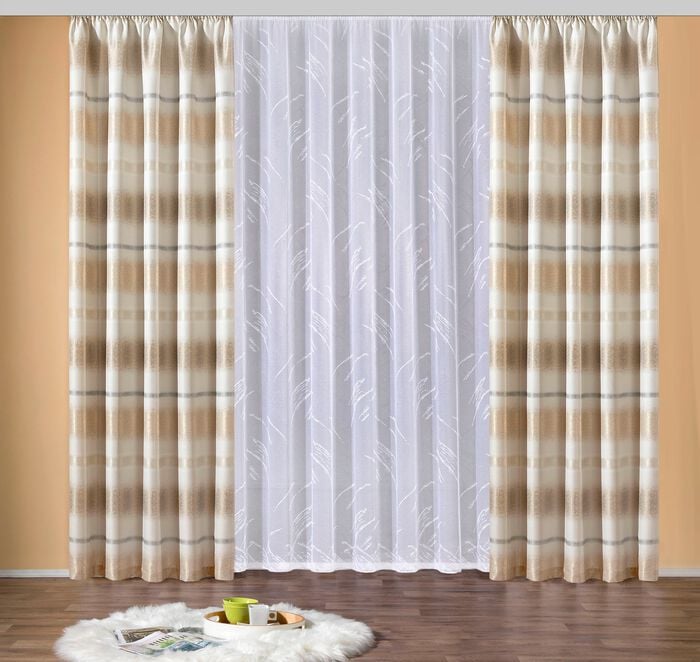 Store mit Bleibandabschluss sowie Automatikfaltenband 