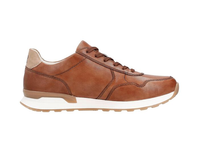 Sneaker aus Nappaleder COGNAC