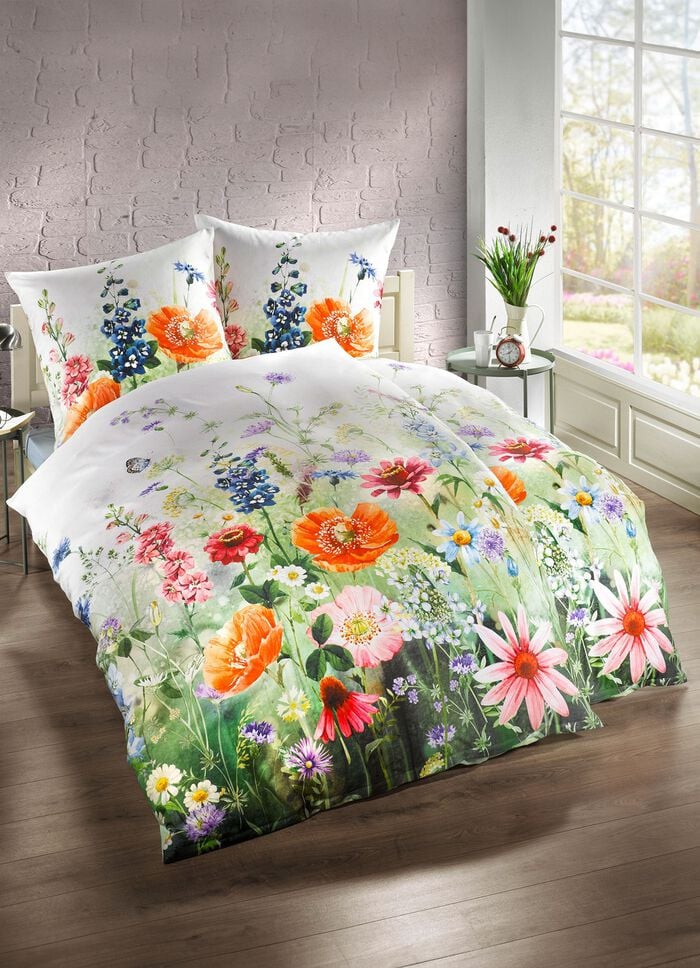 Mako-Satin Bettw&auml;sche-Garnitur Made in Germany 