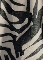 Shirt mit silberfarbenem Effektgarn 