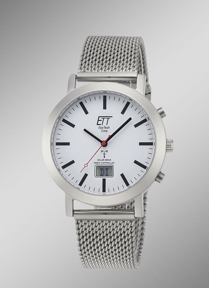 Funkgesteuerte Partneruhr mit Solar-Antrieb 