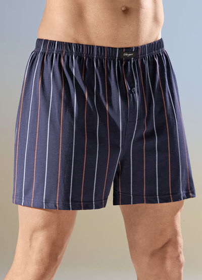 Viererpack Boxershorts mit knöpfbarem Eingriff 
