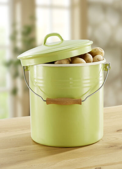 Traditionelle Krüger-Emaille-Serie Juist aus Stahl-Emaille 