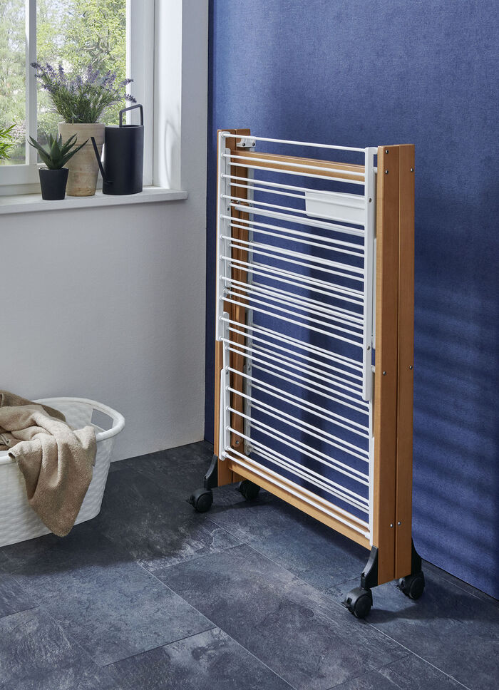 Wäscheständer aus massivem Holz 