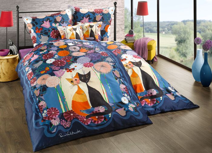 Bettw&auml;sche-Garnitur mit Rosina Wachtmeister-Motiv 