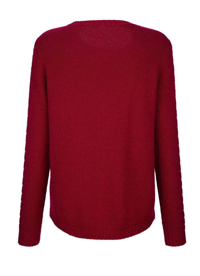 Pullover mit Schurwolle und Kaschmir 