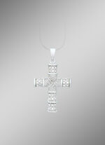 Toller Kreuz-Anh&auml;nger mit Diamanten 