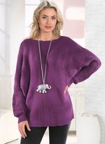 Pullover mit Struktur in Wellenoptik 