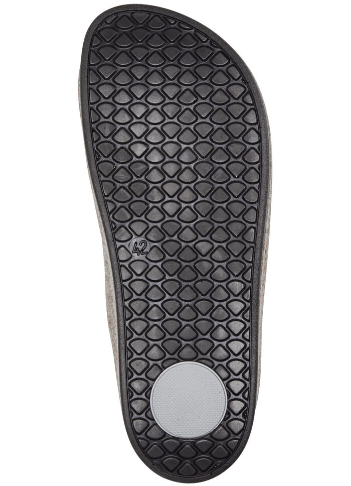 Mubb Pantoffel aus echtem Wollfilz BEIGE