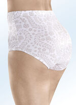 Viererpack Slips mit h&uuml;bschem Flordessin 