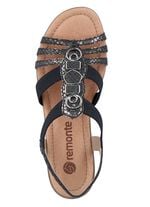 Remonte Riemchen-Sandalen mit Metallschmuck 