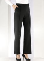 Hose in modischer Weite SCHWARZ