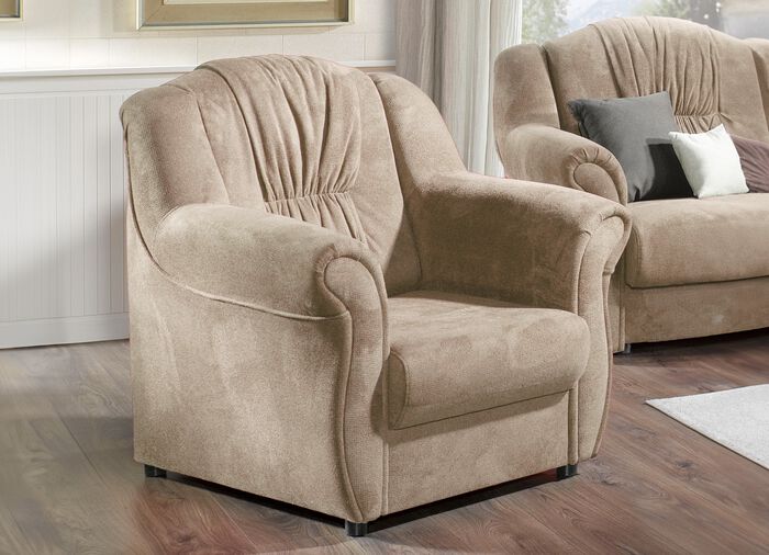 Frei im Raum aufstellbare Polsterm&ouml;bel mit Federkern BEIGE