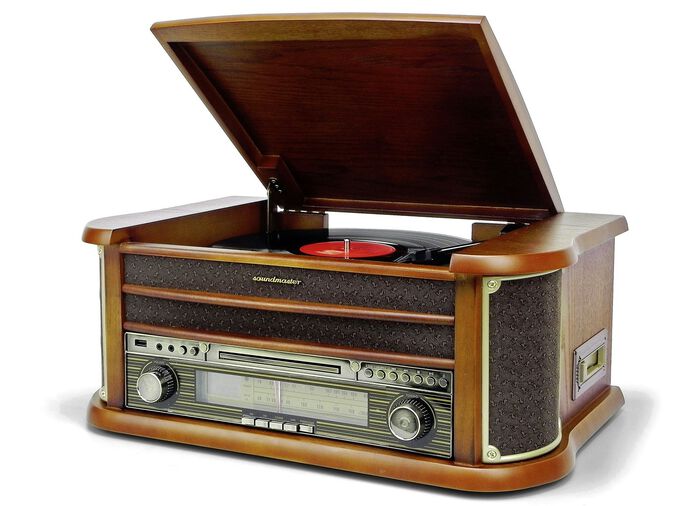 Nostalgie-Stereoanlage mit MP3-Direktaufnahmefunktion BRAUN