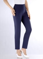 Kn&ouml;chellange Hose mit angeschnittenem Bund MARINE