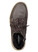 Waldläufer, gefütterte Herren-Boots, Winterschuhe, Weite H, mit Lammfell MOKKA